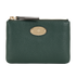 Mulberry Plaque Coin Wallet, &pound;165, Accessories, Green, Leather, Front view